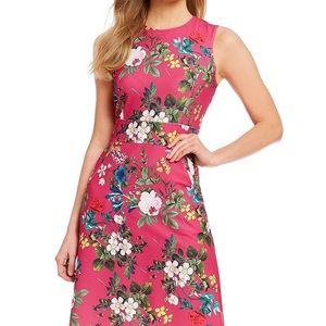 Pink Calvin klein midi dress